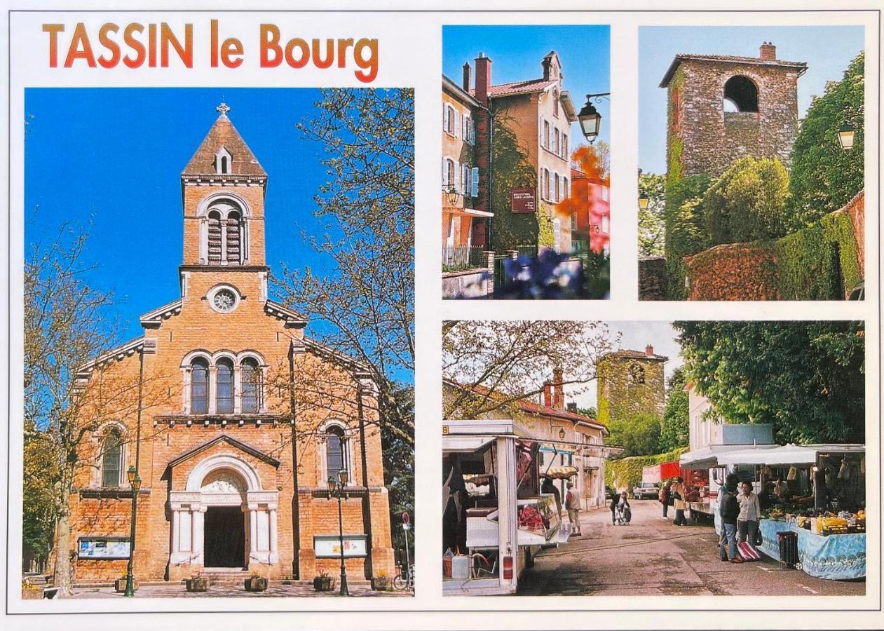 לינה וארוחת בוקר טאסן-לה-דמי-לון Aux Tourelles 1888 - Tres Proche Lyon מראה חיצוני תמונה
